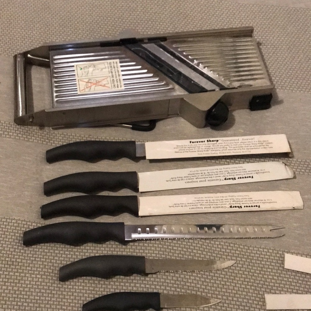 New forever Shape knife and Mandoline
